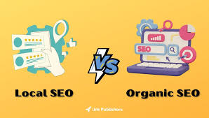 What is the difference between local and organic SEO?