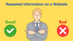 Is Repeat Information on a Website Bad for SEO?