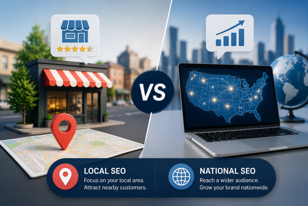 Local SEO vs National SEO: Which Strategy Fits Your Business?